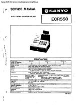 ECR-550 Service including programming